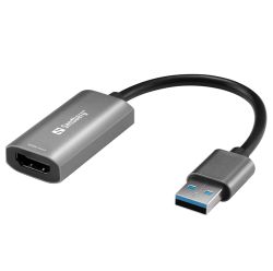 Sandberg HDMI Capture Link to USB-A Cable, 5 Year Warranty