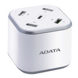 ADATA USB Charging Station - 3 x USB-A, 1 x USB-C, 1 x Qualcomm Quick Charge USB-A