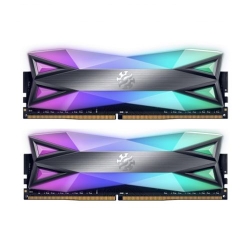 ADATA XPG Spectrix D60G RGB LED 16GB Kit (2 x 8GB), DDR4, 3200MHz (PC4-25600) CL16, XMP 2.0, DIMM Memory