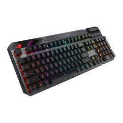 Asus ROG CLAYMORE II RGB Mechanical Gaming Keyboard, Wired /Wireless, RX Red Mechanical Switches, Fully Programmable Keys, Aura Sync, Detachable Numpad & Wrist Rest
