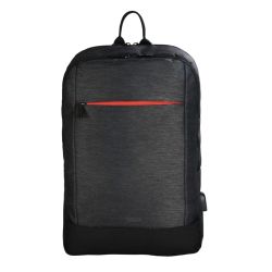 Hama Manchester Laptop Backpack, Up to 17.3'', USB Charging Port, Padded Compartment, Organiser, Front Pockets, Trolley Strap