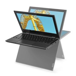 Lenovo WinBook 300E (2nd Gen) Laptop, 11.6'' IPS Touchscreen, Celeron N4120, 4GB, 128GB SSD, 360° Hinge, No Optical or LAN, USB-C, Windows 10 Pro