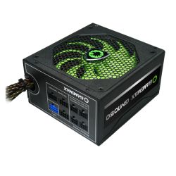 GameMax 1050W GM1050 PSU, Semi-Modular, 14cm Silent Fan, 80+ Silver, Black Mesh Cables, Power Lead Not Included