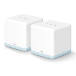 Mercusys (HALO H30) Whole-Home Mesh Wi-Fi System, 2 Pack, Dual Band AC1200, 2x 10/100 LAN on each Unit, AP Mode