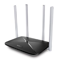 Mercusys (AC12) AC1200 (867+300) Wireless Dual Band 10/100 Cable Router, 3-Port