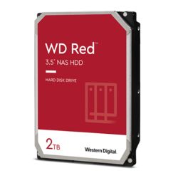WD 3.5'', 2TB, SATA3, Red Series NAS Hard Drive, 5400RPM, 256MB Cache, OEM