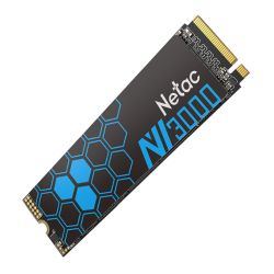 Netac 1TB NV3000 M.2 NVMe SSD, M.2 2280, PCIe3, 3D TLC NAND, R/W 3100/2100 MB/s, 200K/190K IOPS