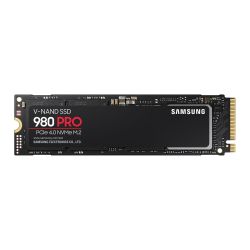 Samsung 1TB 980 PRO M.2 NVMe SSD, M.2 2280, PCIe, V-NAND, R/W 7000/5000 MB/s, 1000K/1000K IOPS