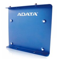 Adata SSD Mounting Kit, Frame to Fit 2.5'' SSD or HDD into a 3.5'' Drive Bay, Blue Metal