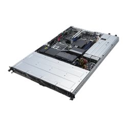 Asus (RS300-E10-RS4) 1U Xeon E Rack-Optimised Barebone Server, Intel C242, S 1151, 4x DDR4, 4 Bay Hot-Swap, 2x M.2, Quad GB LAN, 450W PSU