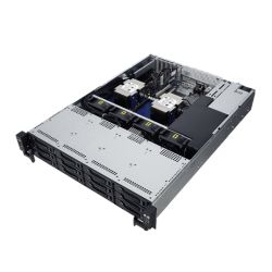 Asus (RS520-E9-RS12-E) 2U Rack-Optimised Barebone Server, Intel C621, Dual Socket 3647, 16x DDR4, 12 Bay Hot-Swap, OCP 2.0 Mezzanine Connector, 1+1 800W Platinum PSU