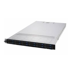 Asus (RS700-E10-RS12U) 1U Rack High Performance Cache Barebone Server, Intel C621A, Dual Socket 4189, 32 DDR4, 12 NVMe, 1600W PSU