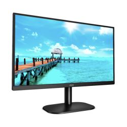 AOC 23.8'' Frameless LED Monitor (24B2XDAM), 1920 x 1080, 75Hz, VGA, DVI, HDMI, Flicker Free, Speakers, VESA