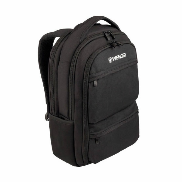 Wenger Fuse 16'' Laptop Backpack Slimlin Black 600630
