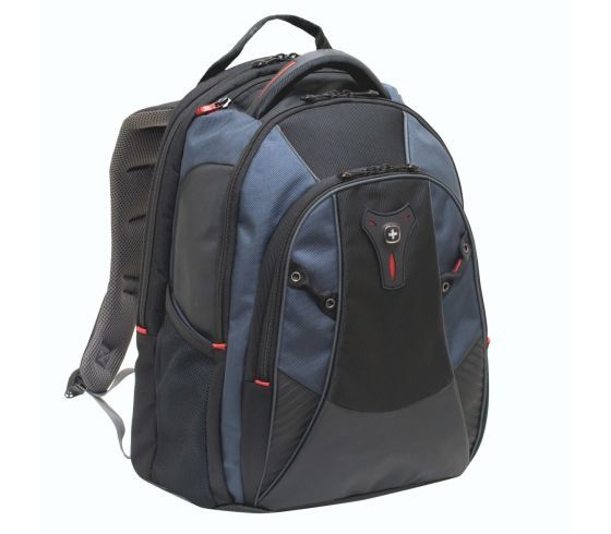 Wenger Mythos 16'' Computer Backpack-Black&Blue 600632