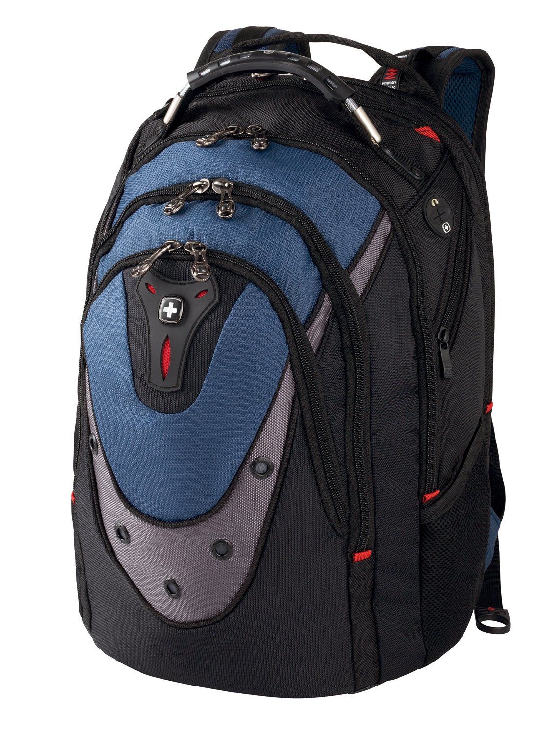 Wenger SwissGear iBex Backpack  for 17 inch Laptop (Black/Blue) 600638